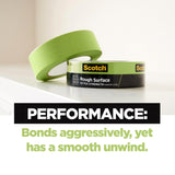 Scotch Painter's Tape 2060-1A 2060 Masking Tape, 1-Inch by 60-Yard, Green, 4 Pack