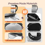 Cosori Electric Kettle, No Plastic Contact with Water, 1.7L, Black