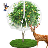15'*15' Large Fruit Tree Netting for Squirrels and Birds with Drawstring, Insect Bird Netting Pest Barrier for Garden Protection (White)