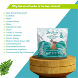 Go-Lacta® Super Moringa Powder: Boost Breast Milk Naturally! 30 3g Packets of Pure Organic Moringa - Perfect for Moms, 100% Vegan