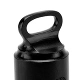 CRAFTSMAN ROAD Cast Iron Door Stop Decorative, Weighted Heavy Door Weight 7lb Antique Free Standing 7' x 4' Non Slip with Handle (Black)