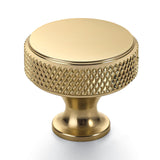 Coinkoly 10 Pack Champagne Bronze Cabinet Pulls Knurled Cabinet Knobs for Dresser Drawer Pulls Brass Cupboard Hardware for Cabinets CK0029