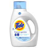 Tide Free & Gentle Laundry Detergent Liquid Soap, 32 Loads 46 Fl Oz