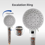 VANCOCO Handheld Shower Head with Filter 5 Spray Modes Bathroom Showerhead Water Saving Universal Bath Shower Head Only (Chrome)