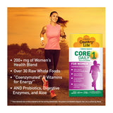 Country Life Women’s Core 1 Daily Multivitamin with Iron, Cranberry, Probiotics, and Digestive Enzymes-Certified Gluten-Free Formula for Energy, Immune Support and Complete Digestive Health,60 Tablets