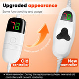 greenoak Heated Blanket Electric Throw 50"X60", Heating Blanket with 10 Heat Levels 8 Hours Auto-Off,Fleece Soft Christmas Blanket,Birthday Gifts for Women Mom, Coral Pink