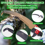 Manual Pole Saw, 27 Ft Pole Saws for Tree Trimming with Scissors