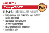 Corona Tools Compound Action Anvil Lopper – 32-Inch Heavy-Duty Branch Cutter for Tree Trimming & Pruning, Garden Loppers for Thick Branches