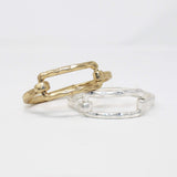 POMINA Gold Fashion Bracelet Spring Tension Hook Bangles Worn Gold Silver Unique Style Bracelet