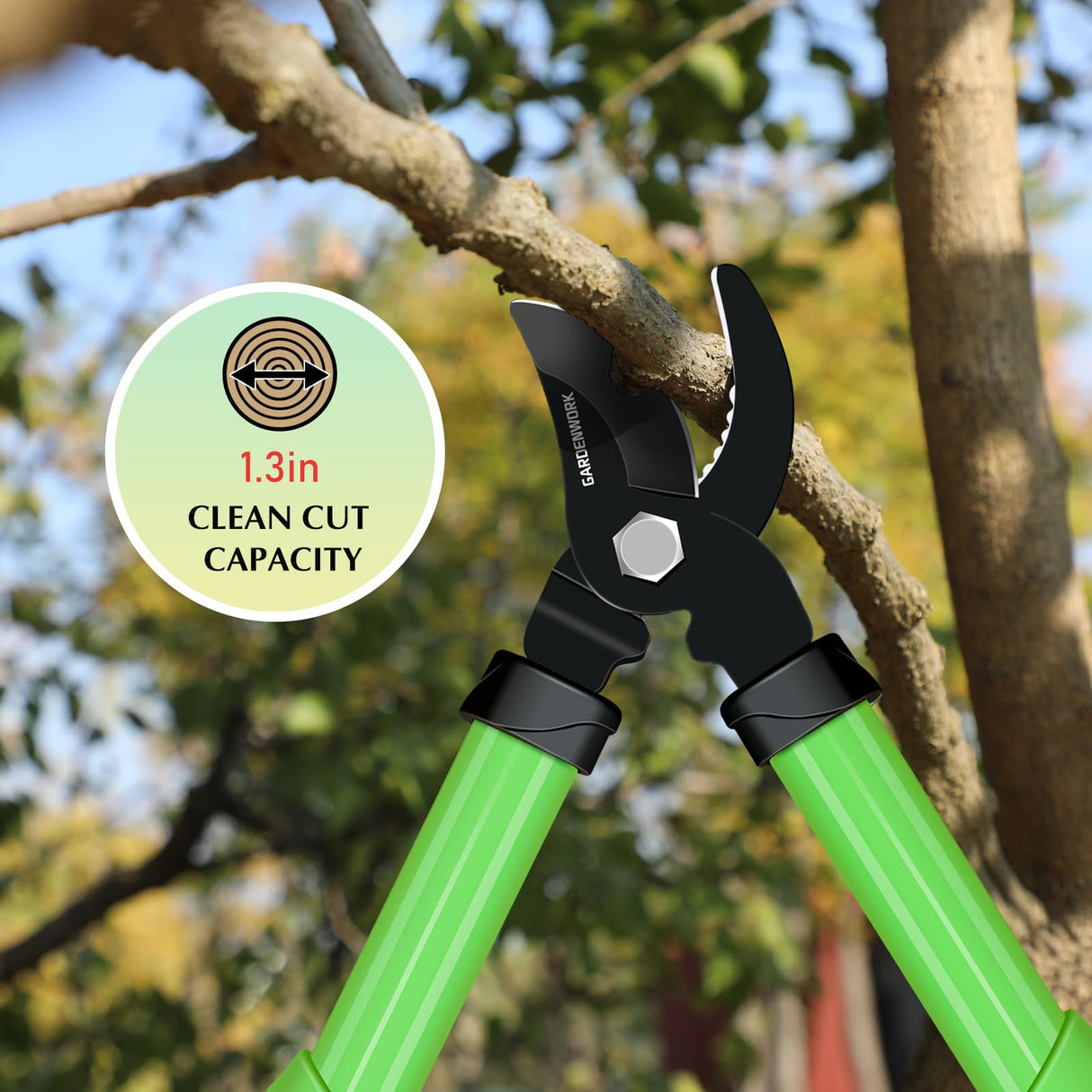 GARDENWORK 16"Loppers and Branch Cutter with SK5 Blade for Tree Trimming