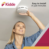 Kidde Smoke & Carbon Monoxide Detector Combo, 10-Year Battery, Replacement Alert, 4 Count (Pack of 1)