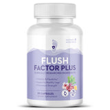 Flush Factor Plus - Original Formulated FlushFactorPlus for Leg Comfort, 100% Natural Ingredients, Made in USA, No Stimulants | 30 Capsules, 1 Month Supply