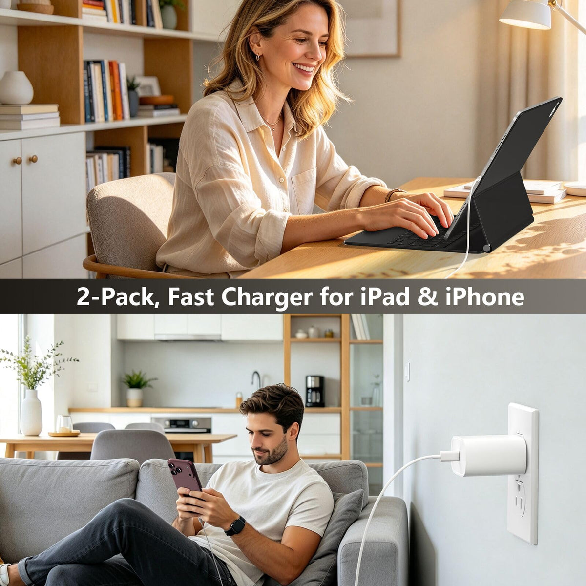 iPhone 18 17 16 15 Pro Max Charger Fast Charging 20W 10 FT Long USB C Cable