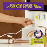 Snug Plug Loose Outlet Plug Fix & Outlet Insert | Prevent Plug from Being Unplugged & Save Money On Electricians – Clear Plastic Plugs for Outlets Keep Loose Plugs Secure – (25/Pack Clear)