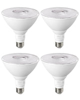 EDISHINE PAR38 Flood Lights Outdoor Bulb, Dimmable LED Flood Light Bulbs, 1800LM, 18W Equivalent 120W, Weatherproof LED Light Bulb for Backyard, Garage, Porch, Garden, 5000K Daylight, E26, 4 Pack