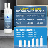 HMASAV W10295370A Water Filter Replacement, Compatible with Everydrop Filter 1, Whirlpool EDR1RXD1, EDR1RXD1B, W10295370, WHR1RXD1, KAD1RXD1, P4RFKB2, P8RFWB2L, 46-9930, 46-9081 2PACK