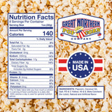 Great Northern Popcorn 8oz Popcorn Machine Popcorn Packets, 24 Case