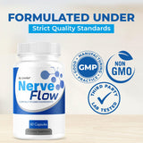 Nerve Flow - Official NerveFlow Advanced Nerve Support Pills, Nerve Flow Supplement Capsules, NerveFlow Natural Pills Maximum Strength Multivitamin Advanced Formula, 60 Capsules for 1 Month