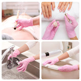 SwiftGrip Nitrile Disposable Gloves, Medical exam Gloves Disposable Latex Free, Gloves for Cleaning & Esthetician, Pink Rubber Gloves, Pink Cleaning Gloves, Powder-Free, 1000-ct Case (Large)