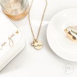 Personalized Birthstone Necklace | Custom Name Necklace | Girl friend Gift | Friend Necklace for Women | Kinsley Birthstone Necklace Custom KINSLEY-BS-DISC