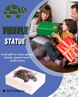 Sdeetesamjun Tortoise Turtle Statue,Resin Garden Sculpture Indoor/Outdoor Yard Lawn Ornament,Home Decor (Large)