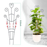 2 Pack 30'' Large Metal Plant Trellis for Climbing Plants