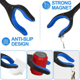 Tottist 2 Pack 32 Inch Commercial Trash Grabber for Elderly Assist, Heavy Duty Lightweight Reacher with Ergonomic Handle & Non-Slip Grip, Multi-Use Outdoor Home Garden Cleanup Mobility Aid Tool
