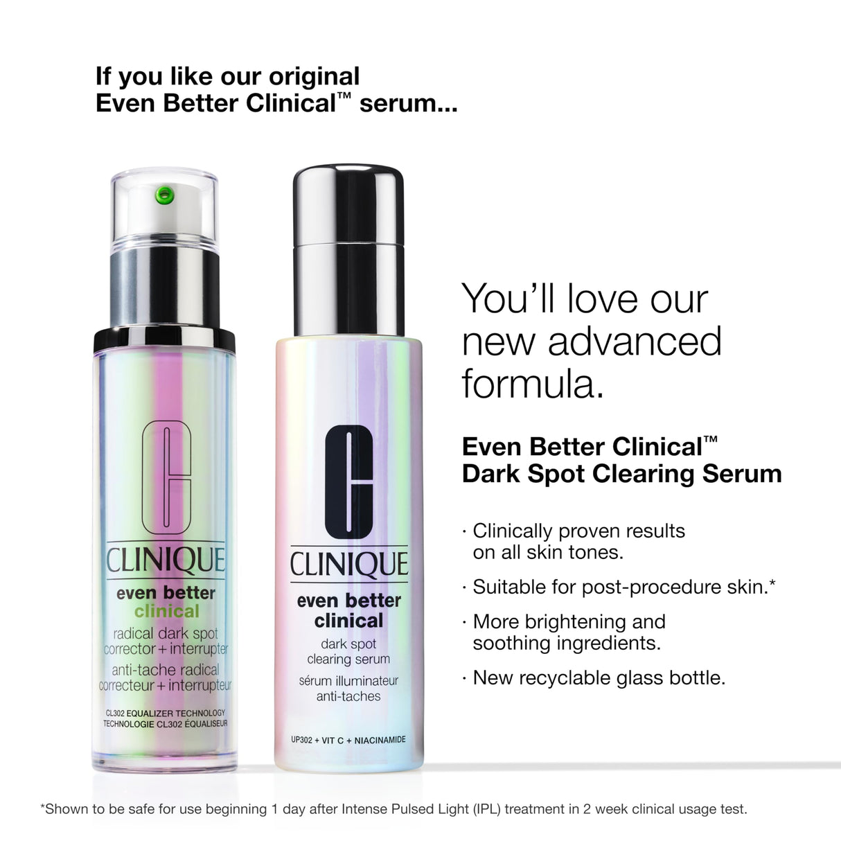 Clinique Even Better Clinical Dark Spot Clearing Serum With Vitamin C | Brightening + Soothing, 1.7 Fl Oz