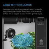 AC Infinity CLOUDRAY S9 Grow Tent Clip Fan 9”