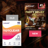 TOTCLEAR Party Relief Patches: Party Recovery Patches - Use Before Drinking Wake Up to a Better Morning (41pcs)