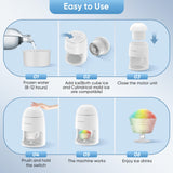 StrongBear Snow Cone Shaved Ice Machine, Electric Ice Shaver Slushie Machine, Snowcone Maker for Kids Birthday Party, House Warming Gifts New Home Decor, Best Christmas Gift Ideas, White