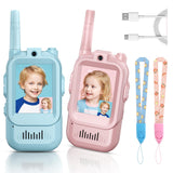 Kids Video Walkie Talkies, 2 Pack Long Range Toy Walkie-Talkie for Kids