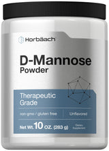 Horbaach D-Mannose Powder Supplement | 10 Oz | Therapeutic Grade | Dietary Supplement for Women and Men | Unflavored | Vegetarian, Non-GMO, and Gluten Free