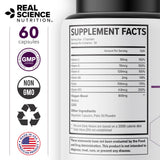 Real Science Oxygenate Miracle – Lung Support Supplement to Help Relieve Wheezing, Shortness of Breath, Rapid Heart Rate & Fatigue – Improves Circulation for Clear Lungs & Breath Support, 60 Caps