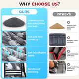 BAGAIL Weighted Vest, 5lbs/10lbs/12lbs/15lbs/20lbs/25lbs/30lbs Weight Vest with Detachable Phone Pouch, Rucking Vest for Women, Men, Walking, Weight Loss, Training, Running