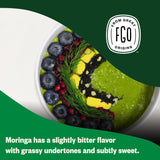 FGO Organic Moringa Oleifera Leaf Powder, 16oz Bulk Resealable Pouch, Sourced from India, Non-GMO, Packaging May Vary (Pack of 1)