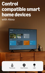 Amazon Fire TV Stick HD, free and live TV, Alexa Voice Remote, smart home controls, HD streaming