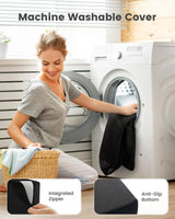 ErGear Foot Rest for Under Desk at Work with 2 Height Options, Under Desk Footrest with Ergonomic Memory Foam, Desk Foot Stool with Washable Cover for Body Pressure Points Balance,at Home, Office