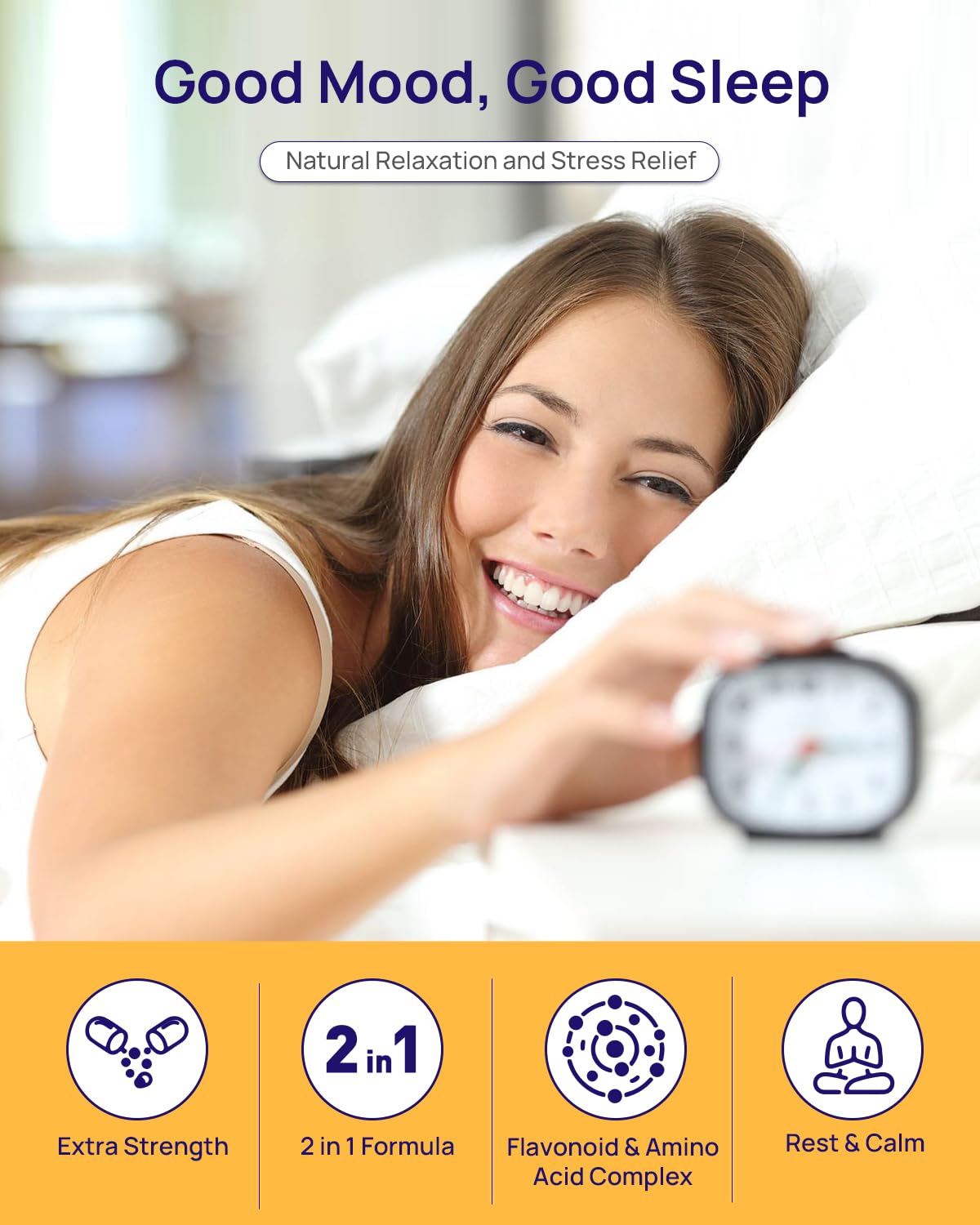 Anven Health Apigenin 200mg with L-Theanine 400mg Supplement – Natural Relaxation & Stress Support – Gluten Free, Non-GMO, Zero Fillers – Made in USA | 60 Veggie Capsules