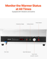 VEVOR Electric Soup Warmer, Two 6.34QT Pots & Three 1/3 Pans, Stainless Steel Commercial Food Warmer with 86~185°F Adjustable Temp, 1500W Bain Marie, Soup Station for Restaurant, Buffet