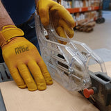 Midwest Gloves 2 pack of Men's Large/Extra Large Max Hyde Gloves, Gold With Brown Dots, 98P02-LX-DS