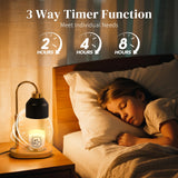 Seniny Electric Candle Warmer Lamp with Timer Dimmable, Adjustable Height Lamp Candle Warmer for Jar Candles, Home Decor Warming Light, Flameless Wax Melter Lamps, Christmas Birthday Gifts for Women