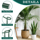 Unves 10 Pack Peony Cages and Supports, 13" W x 32" H Plant Support Stakes