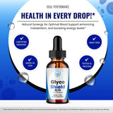 Glyco Shield Drops, Official GlycoShield Blood Formula Support Supplement - Maximum Strength, All Natural Formula to Maintain Overall Well Being & Healthy Energy, Premium GlycoShield Reviews (2 Pack)