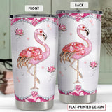 Flamingo Gifts for Women Girls Pink Flamingo Tumbler 20oz Jewelry Drawings Stainless Steel Insulated Tumblers Coffee Travel Mug Cup Gift for Birthday Christmas