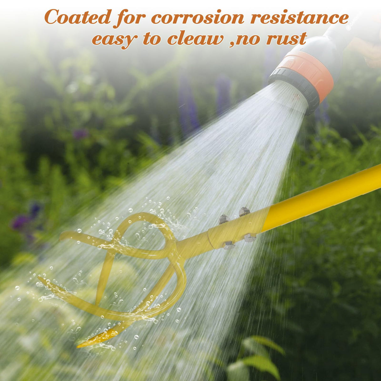 BARAYSTUS Garden Hand Tiller Garden Claw Twist Tiller Cultivator Tiller Soil Loosener Lawn Aerator Areator Loosen, Rototiller, Garden Bed and Plant Box Cultivator, Garden Tools.