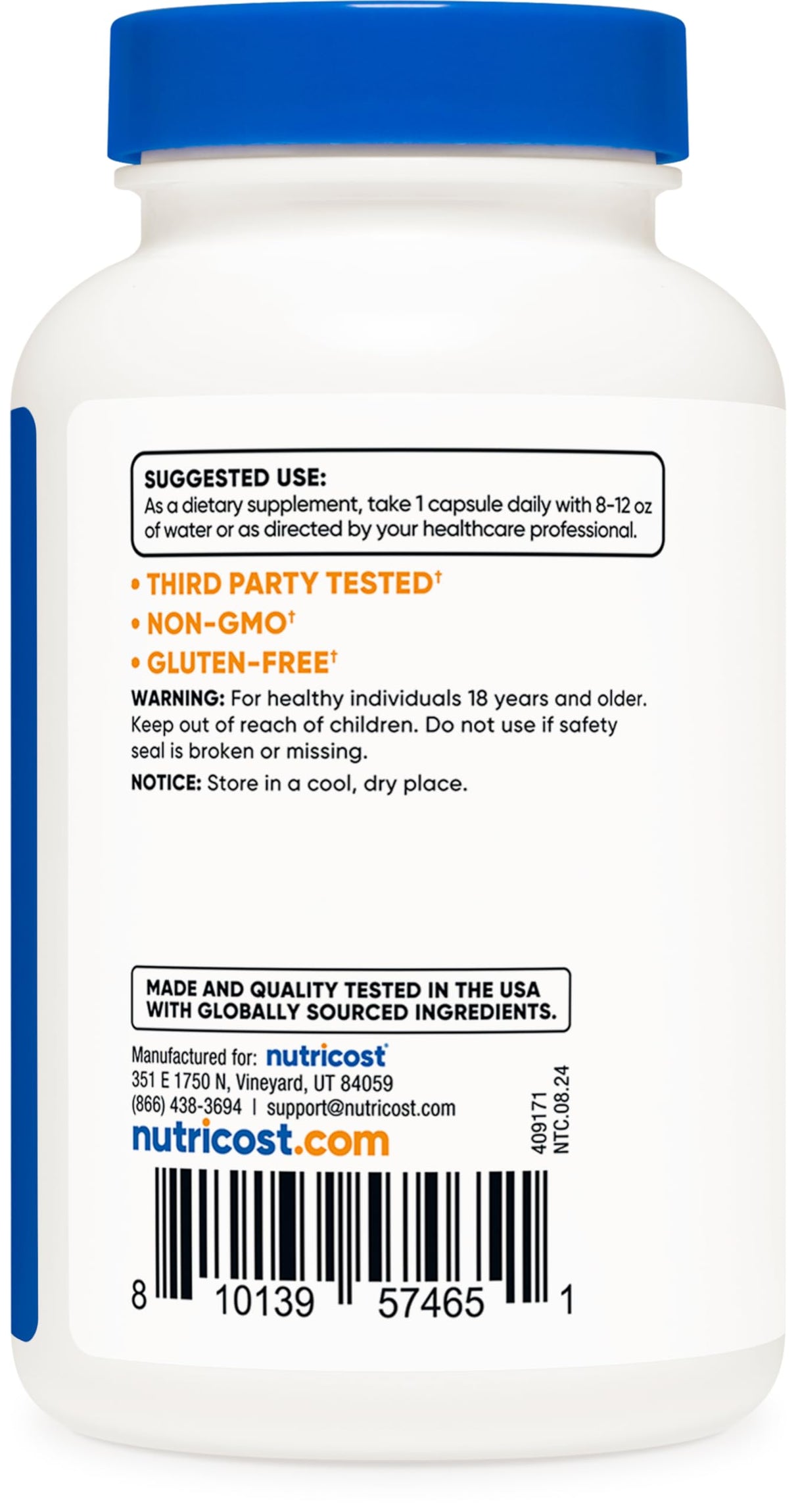 Nutricost Egg Shell Membrane, 500 MG Per Serving, 120 Capsules - GMO Free, Gluten Free