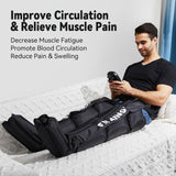 FIT KING Air Compression Recovery System,Dynamic Pressure for Circulation Improvement and Fast Recovery,Sequential Massage Boots for Athletes,FSA HSA Approved (Small)
