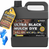 32 oz Black Mulch Dye Concentrate, Liquid Mulch Dye for Landscaping