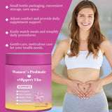 MILIZHIWU Feminine Probiotics Gummies for Women - Supports PH Balance, Gut Health & Immune System with Slippery Elm, Prebiotics & Lactobacillus Blend, Pineapple Flavor, 60 Gummies